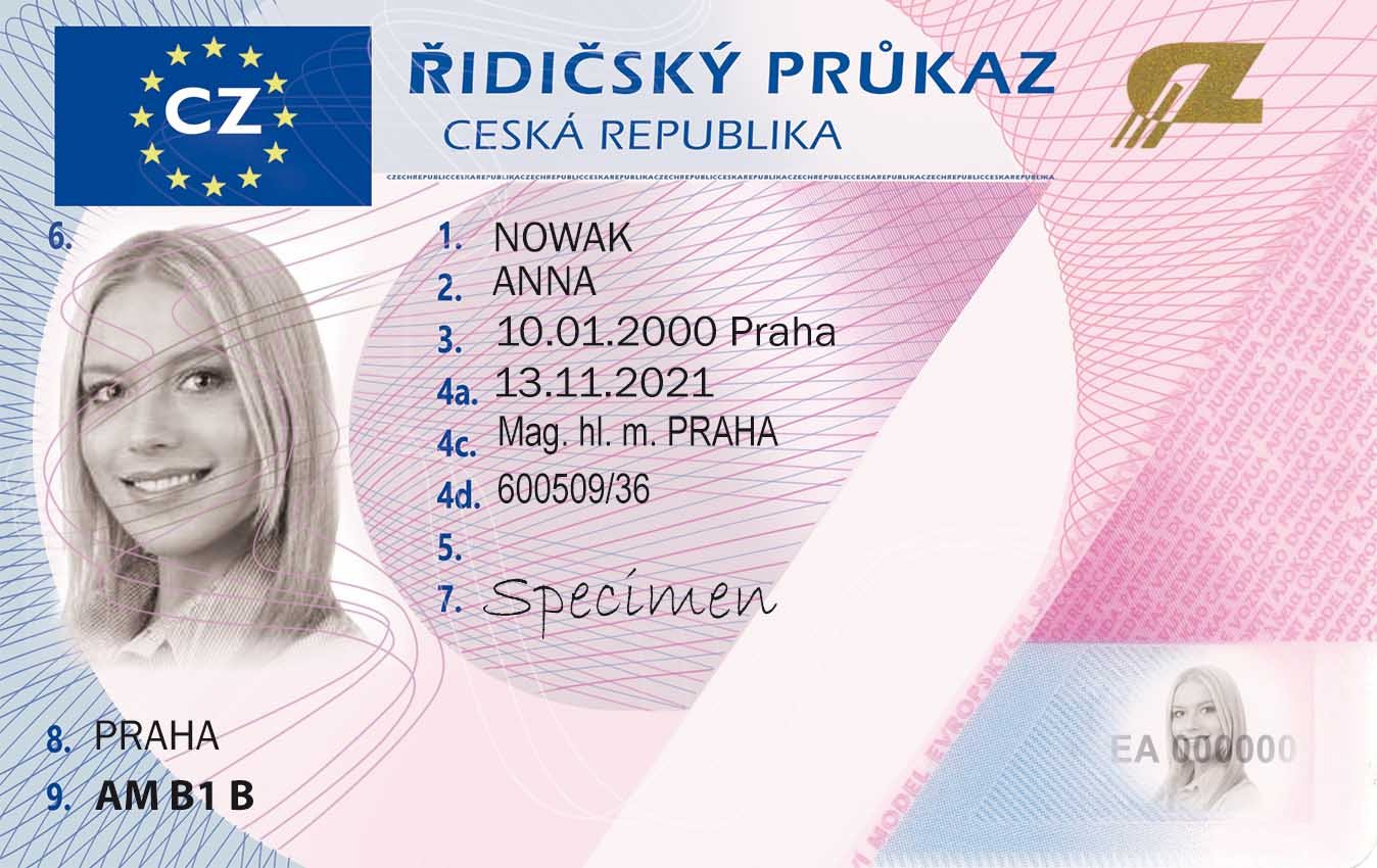 Czech Driving Licence