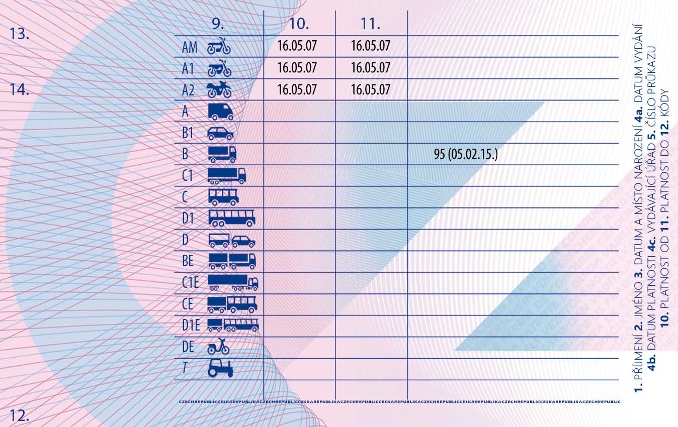Czech Driving Licence - Image 2