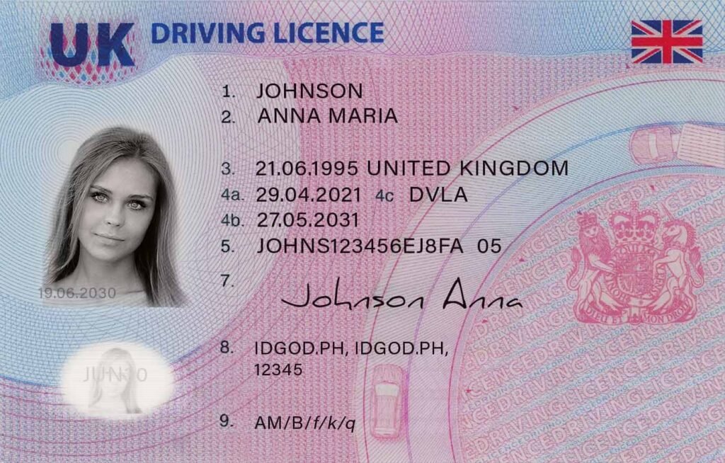 New UK Driving licence Card