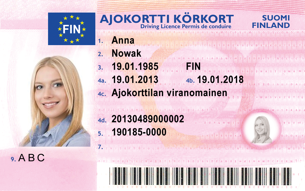 Finnish Driving Licence