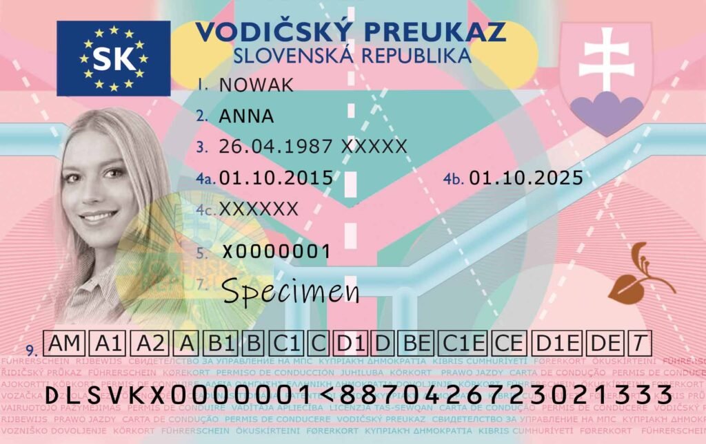 Slovak driving licence
