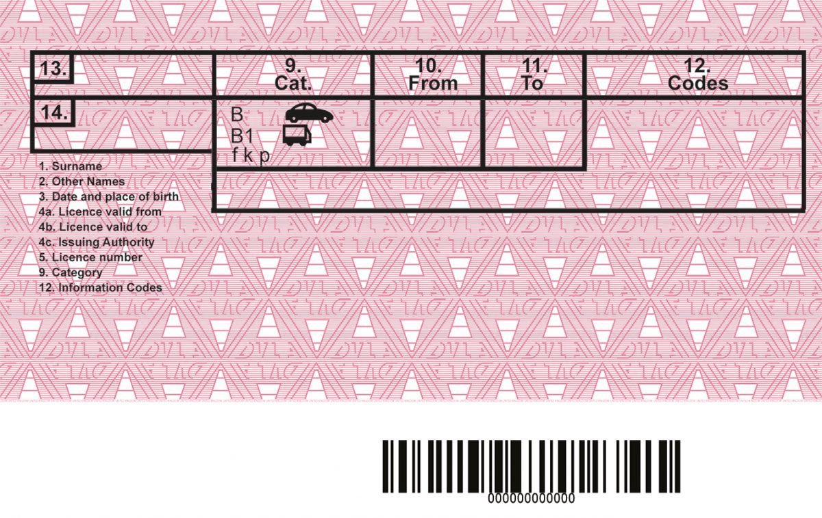UK Driving licence Old Card - Image 2