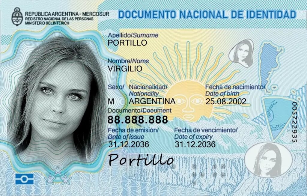 Argentinian ID Card