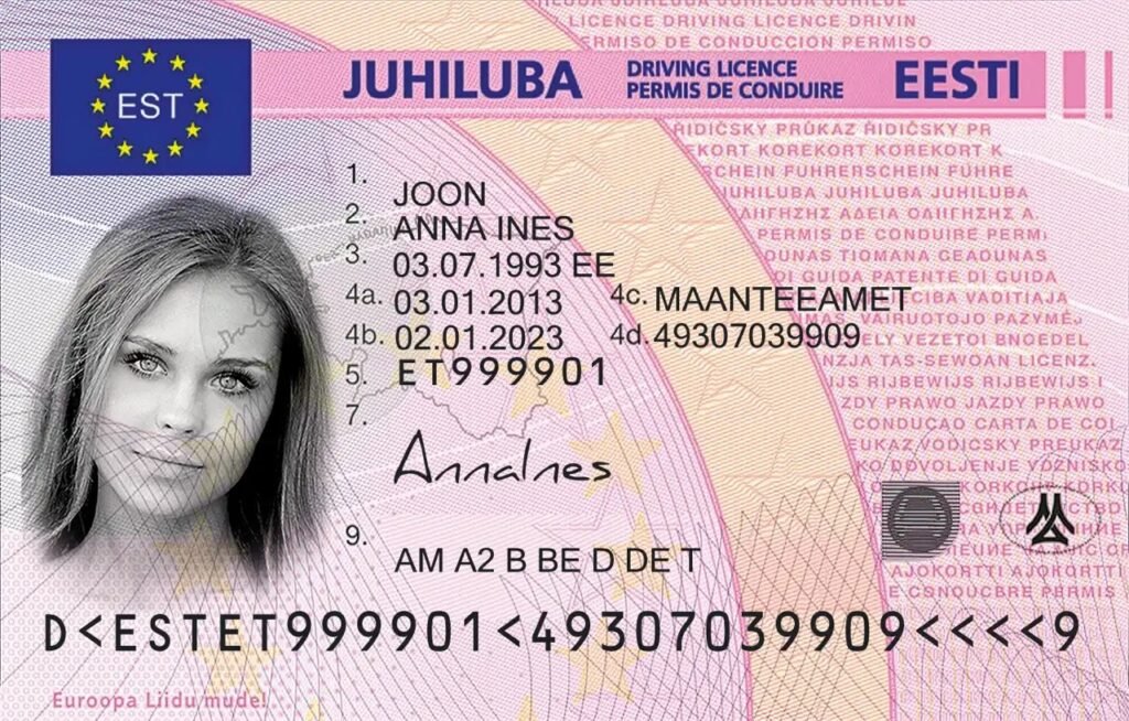 Estonian Driving License