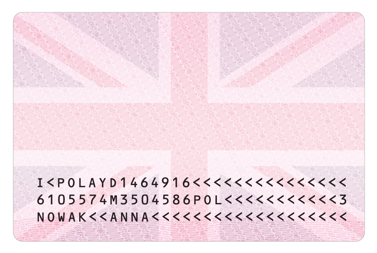 NATIONAL UK ID CARD - Image 2