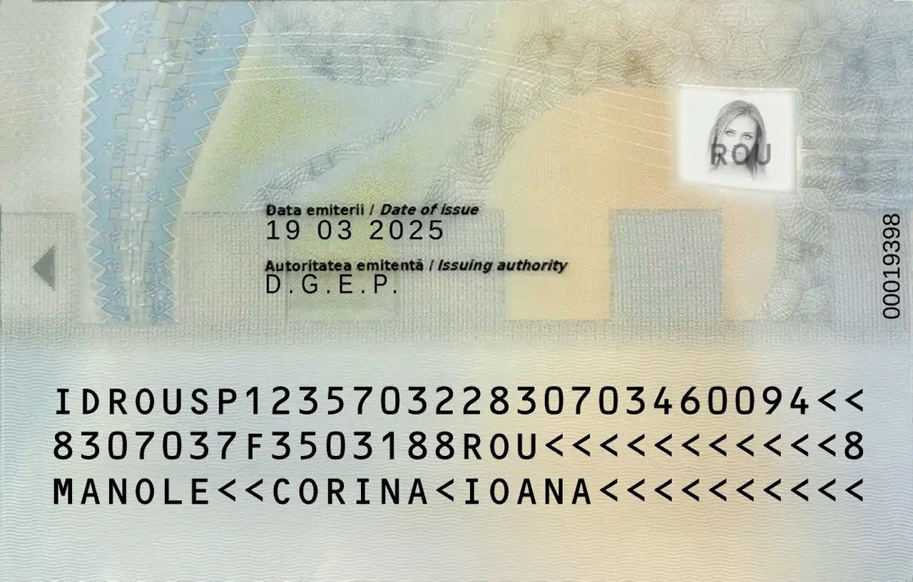 Romanian ID Card - Image 2